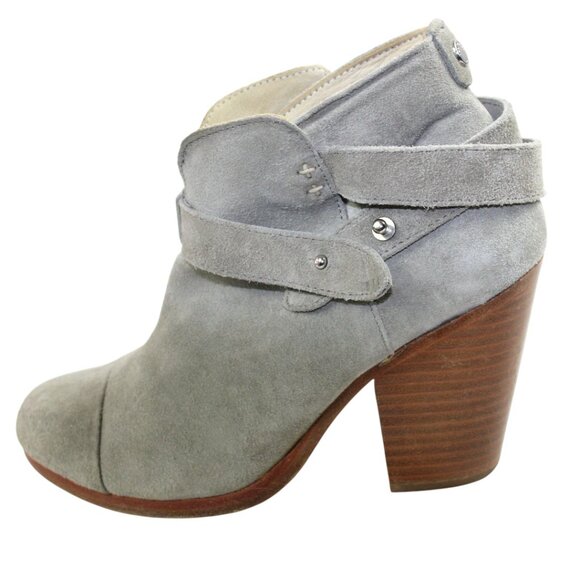 Rag And Bone Harrow Granite Suede Ankle Boot Size 36.5 (US 6.5) - Picture 3 of 8